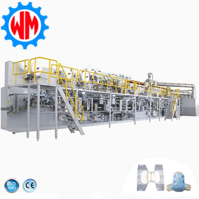কেনা High-Performance Full Servo Adult Diaper Making Machine for Large-Scale Production Needs অনলাইনে উৎপাদন