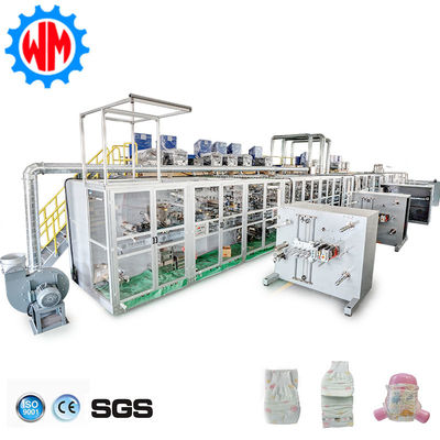কেনা 800Pcs/Min Full Servo Baby Diaper Making Machine Unstandard Customized CE ISO9001 Factory অনলাইনে উৎপাদন