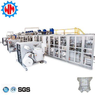 কেনা 800Pcs/Min Stable Speed Baby Diaper Making Machine Professional Customization with CE অনলাইনে উৎপাদন