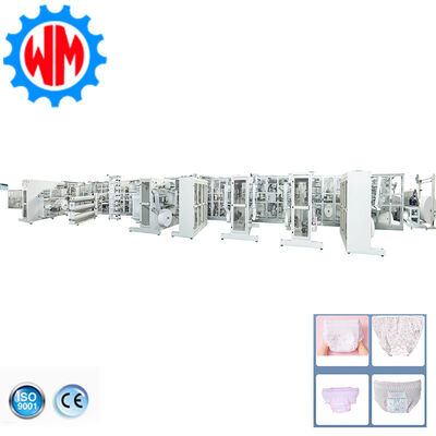 কেনা 400pcs/min Menstrual Panties Sanitary Pad Making Machine Customized অনলাইনে উৎপাদন